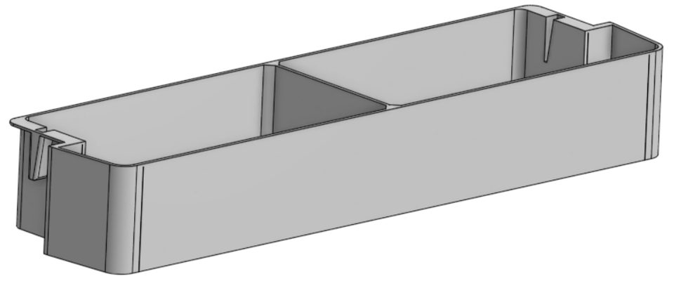 ikea buzdolabı dondurucu şişe bölme yedek parçalar iğne şekli 3d print model - Mito3D