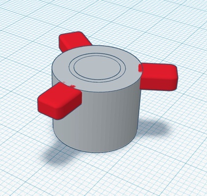 z-stepper rod indicator tight-fit pinshape 3d print model - Mito3D