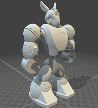 robo bunny pinshape yarışma makertron tasarım 3d print model - Mito3D