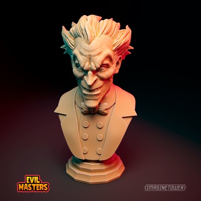 joker büste pinshape 3d print model - Mito3D