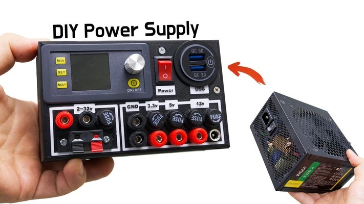 atx suministro forma alfiler power supply 3d print model - Mito3D