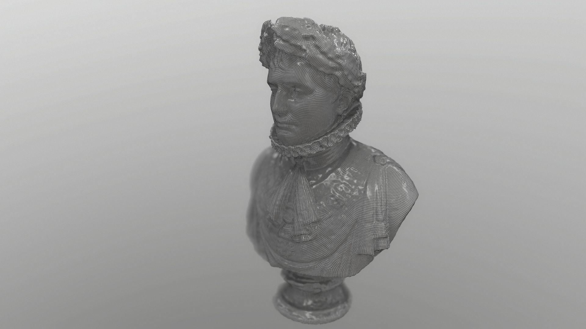 napoleón busto imprimible pbr forma alfiler 3D print model - Mito3D