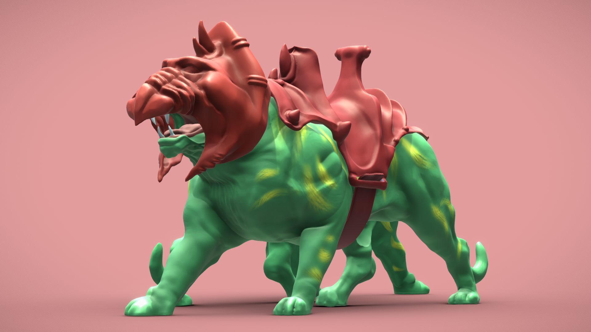 batalla gato vergonzoso 1982 forma alfiler 3D print model - Mito3D