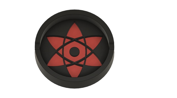 mangekyou sharingan aschenbecher pinshape 3d print model - Mito3D