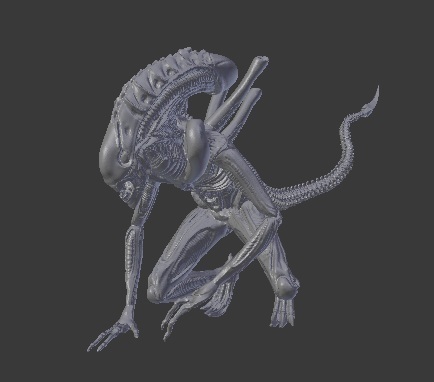 extraterrestre versión 2 forma alfiler 3D print model - Mito3D