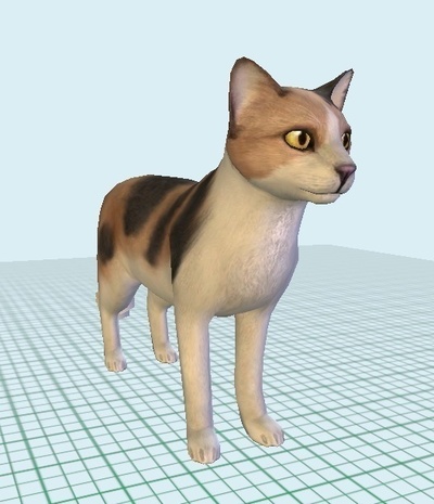 lovely cat pinshape 3d print model - Mito3D