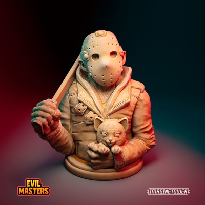 jason voorhees 39 animal alfinete 3d print model - Mito3D