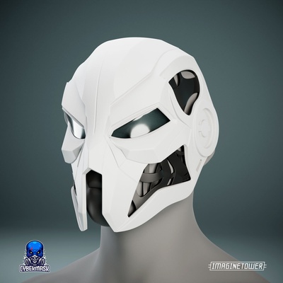 äpfel cosplay sci fi maske pinshape 3d print model - Mito3D