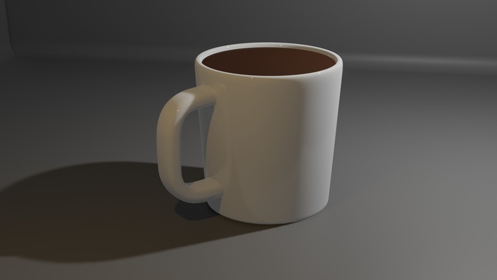 tasse café 3d modèle forme d'épingle 3d print model - Mito3D