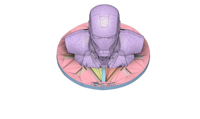 hierro hombre i amor 3000 forma alfiler 3d print model - Mito3D