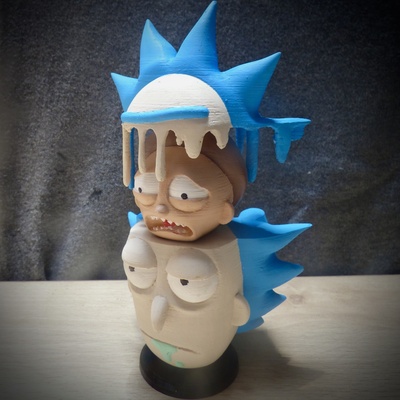 rick y morty forma spillo rickymorty 3d print model - Mito3D