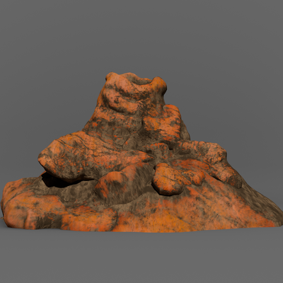 volc volcano forme d'épingle volcan 3d print model - Mito3D