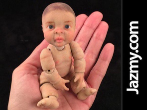 3d articulado bebê pinshape realista figurine baby doll boneca articulados articulada 3d print model - Mito3D