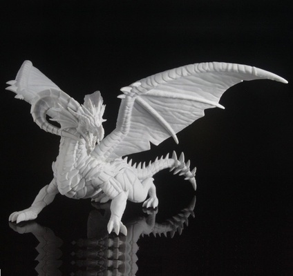 plastik malzeme iğne şekli model dragon 3d print model - Mito3D