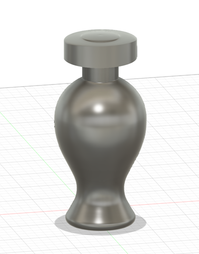 perfume silhouette pinshape perfume-bottles 3d print model - Mito3D