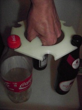 botella bandeja pinshape bottletray 3d print model - Mito3D