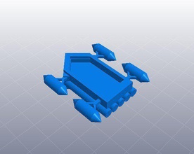 hamboat pinshape 3d design 3d print model - Mito3D