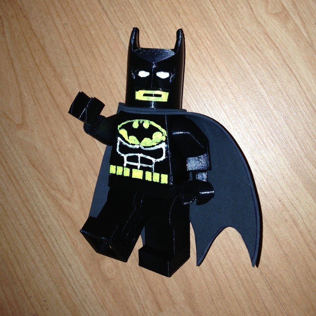 gigante lego batman pinshape 3d design 3D print model - Mito3D