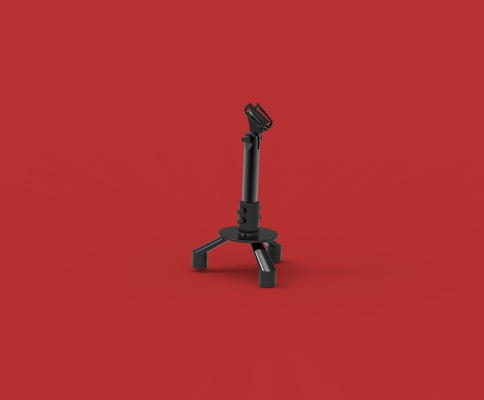 modern mikrofon stand pinshape mic 3d print model - Mito3D