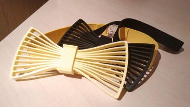 papillon pinshape bow tie 3d print model - Mito3D