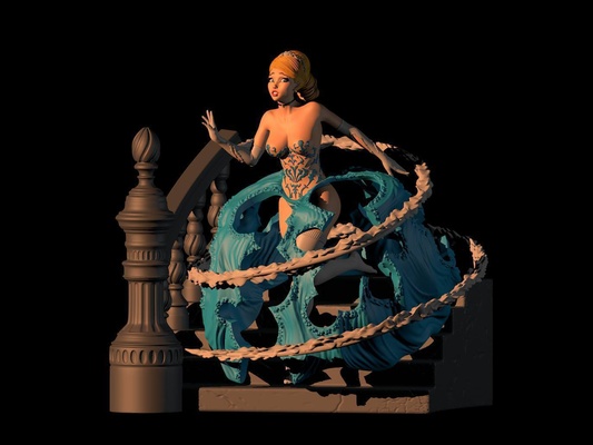 cinderela + nsfw modelo alfinete 3d print model - Mito3D