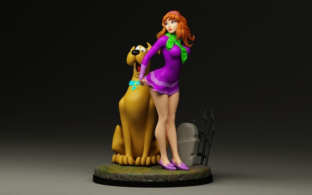 defne scooby doo nsfw model iğne şekli 3d print model - Mito3D