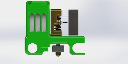 vinci 1 3d Drucker extruder Beförderung mk8 pinshape design 3d print model - Mito3D
