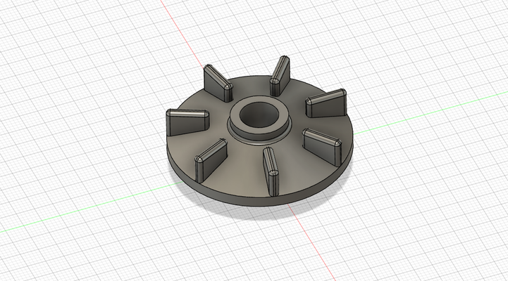 kühlung ventilator elektrisch motor pinshape 3d print model - Mito3D