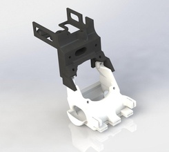 mini extrudeuse moteur plateforme barrière vent modded pinshape Conception 3d 3d print model - Mito3D
