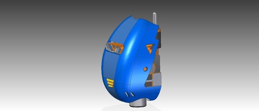 kafa vthc arayan pinshape robot yarışma makertron tasarım 3d print model - Mito3D