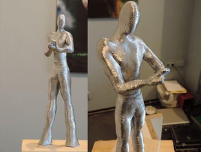 phone man pinshape 3d-design 3d print model - Mito3D