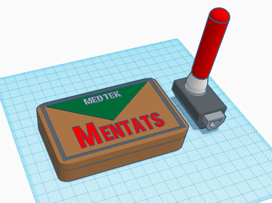 fallout - mentats & jet prop chems pinshape vegas 3d print model - Mito3D