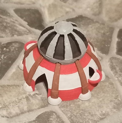 hut - supportless pinshape 3d print model - Mito3D