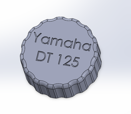 yamaha dt 125 alfinete 3d print model - Mito3D