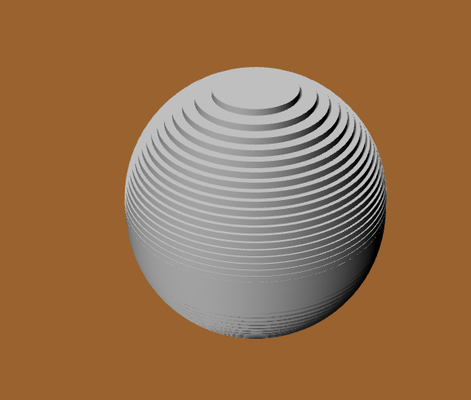 contoured sphère forme d'épingle art 3d print model - Mito3D