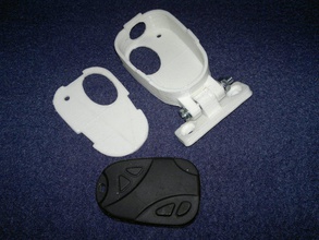 808 keychain camera enclosure pinshape swivel remote quadcopter simple cameramount 3d print model - Mito3D