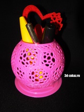 titular cor rosa glam pinshape meninas voronoi 3d print model - Mito3D