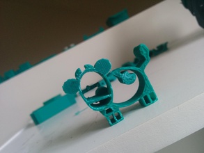 cow cabinet knob pinshape cute-cow 3d print model - Mito3D
