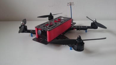 emax nighthawk 250 corps pinshape drone fpv couvercle racing tempête 3d print model - Mito3D