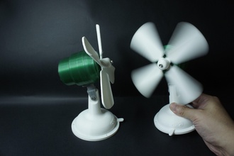 retro juguete ventilador pinshape 3d print model - Mito3D