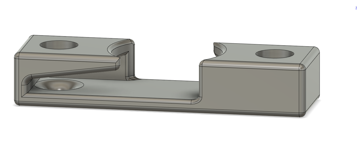 soporte bobina pesca pára 4000 muro alfinete 3D print model - Mito3D