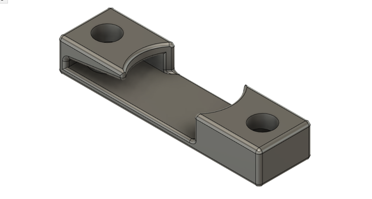 soporte de bobina grande pesca parà parete forma spillo 3d print model - Mito3D