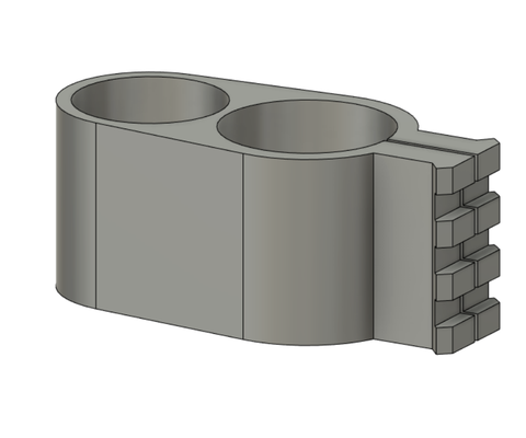 soporte ca n pára rifle artemis p15 riel montura alfinete pcp 3d print model - Mito3D