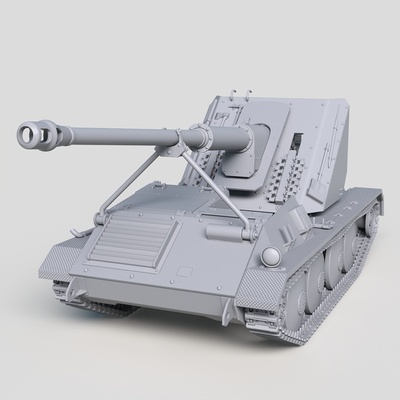 ardelt pak 433 waffentrager pinshape fahrzeug 3d print model - Mito3D