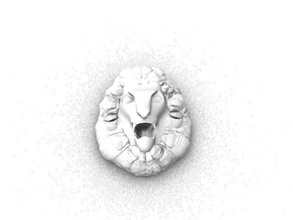 lion pinshape pendentif l'art mode 3d print model - Mito3D