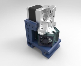 xyz vinci 10 ventilador extrusor transporte pinshape Diseño 3d 3d print model - Mito3D