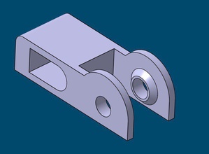 2 flanged bearing idler mega prusa pinshape 3d-design 3d print model - Mito3D