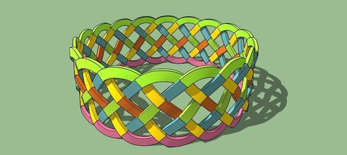 celtic braccialetto pinshape disegno 3d 3d print model - Mito3D