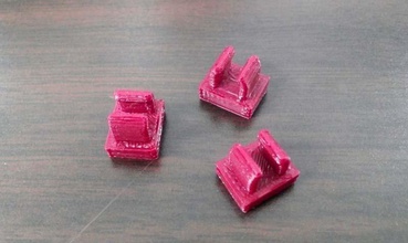 keyboard cable clamp pinshape 3d-design 3d print model - Mito3D