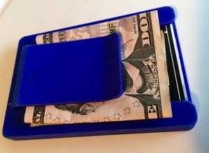 Geldbörse Geld clip pinshape 3d design 3d print model - Mito3D